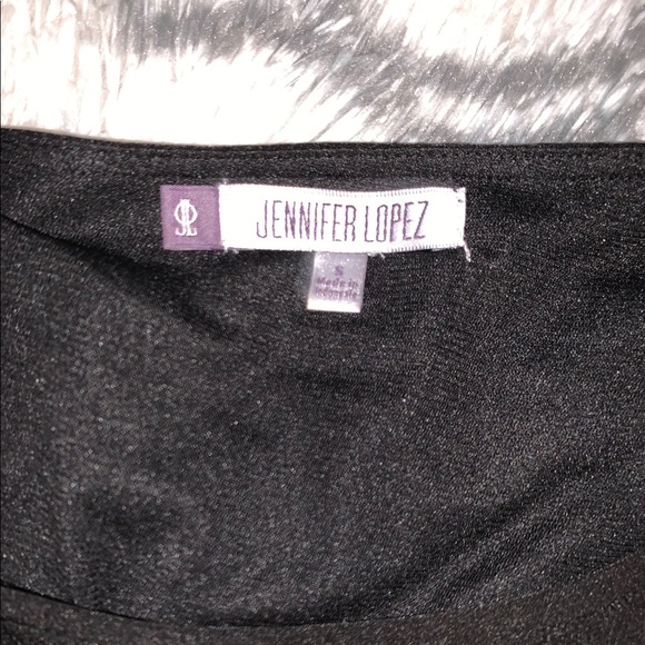 Jennifer Lopez black cocktail dress - Picture 2 of 4